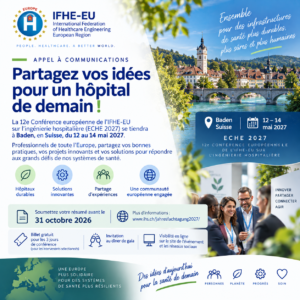 ECHE 2027 – Appel à communications : les ingénieurs de santé français ont rendez-vous en Europe