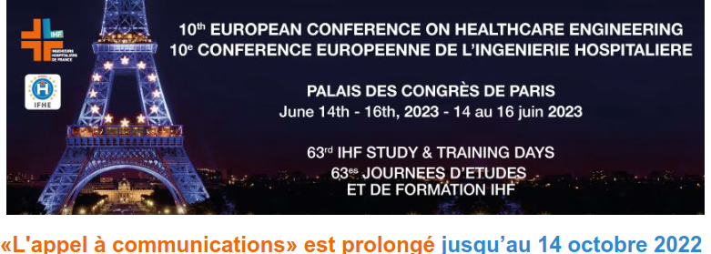 10ème Conférence Européenne de l’Ingénierie Hospitalière (10th ECHE)