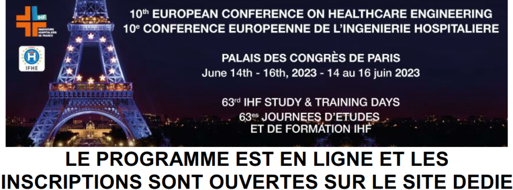 10ème Conférence Européenne de l’Ingénierie Hospitalière (10th ECHE)