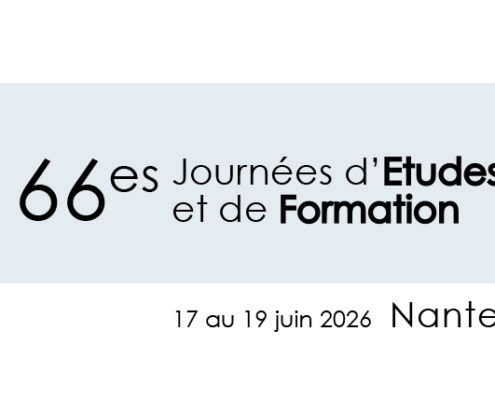 64èmes journées d'études et de formation 1