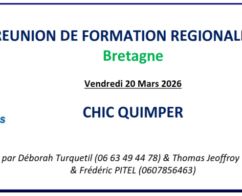 Journée régionale IHF – Région Bretagne – Vendredi 20 mars – Quimper