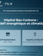 Congrès "Hôpital bas-carbone" du Mastère Optimisation des Systèmes Energétiques